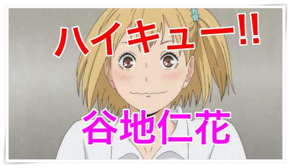 ハイキュー‼ 谷地仁花はなぜマネージャー になったの?好きな人は?